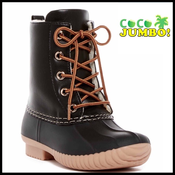 Coco Jumbo Other - COCO JUMBO ALL WEATER LACE-UP WATERPROOF BOOTS